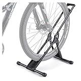CHEPARK Bike Floor Stand Rack- Indoor Bike Stand for Garage/Home - Bike Storage Bicycle Parking Rack Fit 20”-29” Mountain Road Bikes (1 Bike Rack)