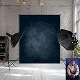 Kate 5x7ft Dark Blue Abstract Backdrops Microfiber Dark Blue Portrait Background for Photoshoot for Photography