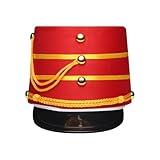 Kaerm Marching Band Hat Drum Major Hat Costume Accessories for Party Performance Type D Large