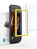 JSAUX 2-Pack Steam Deck Screen Protector, Ultra HD Glass Protector 9H Hardness Easy to Install with Guiding Frame Scratch Resistant Tempered Glass for Steam Deck/Steam Deck OLED, Come with Toolkits