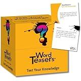 ? WORD TEASERS Test Your Knowledge - Random Knowledge Trivia Game for Adults & Kids - Fun & Interesting Trivia Card Game for Family Game Night - A Great Car Trivia Game - 150 Fun Fact Cards