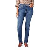 Levi Strauss Signature Gold Women's Classic Taper Jean Mid-Rise Stretch Denim (Also Available in Plus Size), (New) Byron Bay, 8