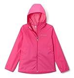 Columbia Youth Girls Switchback II Rain Jacket, Pink Ice, Large