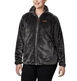 Columbia Womens Fire Side II Sherpa Full Zip Fleece Jacket, Shark, X-Large
