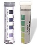 Restaurant Sanitizer Test Kit Combo, 2 x Vial of 100 Strips Each QR5 Quat Sanitizer 0-400PPM & Chlorine Test Strips 0-200PPM Testing Kit for Food Service, Bar & Restaurants Supplies by FryOilSaver Co.
