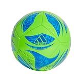 adidas MLS Club Soccer Ball, Green/Glory Blue/Solar Blue, 5