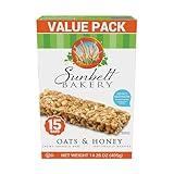 Sunbelt Bakery Oats & Honey Chewy Granola Bars, 14.26 Oz. 15 Count (Box of 1)
