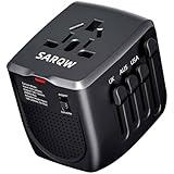 SARQW Travel Converter Adapter Voltage Converter That Steps Down 220 Volts to 110 Volts for use in Over 200 Countries