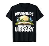 Summer Reading Program 2024 Adventure Begins At Your Library T-Shirt