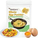 Powdered Eggs, Dried Whole Egg Powder Made With Cage-Free Eggs, White & Yolk mixed, Gluten-Free, Non-GMO, No Additives, Whole Egg Crystals For Baking, Cooking, Camping, Hiking, Quick Meal Preparation(2.1Oz (60g))