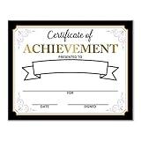 Award Certificates - Certificate of Achievement for Students, School Graduation Ceremony, Kindergarten Preschool certificates of Completion - 25 Award Certificates (aa01)