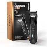 MANSCAPED® The Lawn Mower® 4.0 PRO - Groin & Body Hair Trimmer, Updated SkinSafe™ Trimmer Blade, Waterproof Wet/Dry Groomer, USB-C & Wireless Charging Compatible, Men’s Ball Shaver with Travel Lock