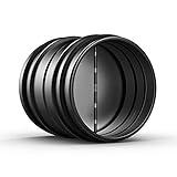 AC Infinity 8” Backdraft Damper, One-Way Airflow Ducting Insert with Spring-Loaded Folding Blades for 8” Ducting in Range Hoods and Bathrooms Fans