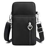 JANKS Small Crossbody Bags for Women Mini Cell Phone Purses with Crossbody Strap Phone Wallet Purses Shoulder Bag Nylon Arm Bag