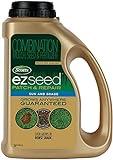 Scotts EZ Seed Patch & Repair Sun and Shade Mulch, Grass Seed, Fertilizer Combination for Bare Spots and Repair, 4 lb.