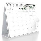 Aesthetic Desk Calendar 2025-2026 - Runs June 2025 until December 2026 - Beautiful Small Flip Desktop Calendar for Easy Organizing