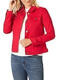 Riders by Lee Indigo Women's Denim Jacket, Jalapeno Cherry Red, X-Large