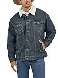 Wrangler Men's Cowboy Cut Western Lined Denim Jacket, Rustic, X-Large