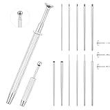 6ixGosh 14G 16G 18G 20G Piercing Taper Ball Grabber Tool for Changing Jewelry Piercing Threadless Insertion Pin Screw On Assistant Tool for Earring Nose Studs Changing Stretching Kit, 1