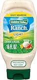 Hidden Valley Light Ranch Condiment and Dressing, Easy Squeeze Bottle, 16 Fl Oz (Package May Vary)