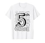 5th Grade Typography Team Fifth Grade Teacher Back To School T-Shirt