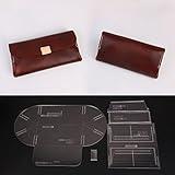 BAENRCY Handbag Acrylic Template Wallet Leather Pattern Acrylic Leather Pattern Leather Templates for Bags