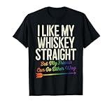 Inclusive Whiskey Wit - Rainbow Queer Lesbian Gay CSD LGBT T-Shirt, Small, Black