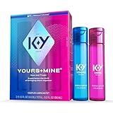K-Y & Mine Couples Lubricant, Personal Lubricant & Intimate Gel, Sex Lube, Clear, 3 Fl Oz