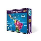 Latin America & Caribbean Map Puzzle – Map of South America – Jigsaw Puzzle-Educational History – 100 Piece Puzzles –The New World Continent – Mexico | Brazil | Chile | Peru | Colombia | South America