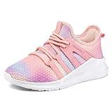 RUNSIDE Girls Tennis Shoes Lightweight Sports Kids Sneakers Lace-up for Running/Walking, Toddler/Little Kid/Big Kid