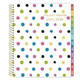 Teacher Planner 2025-2026 Weekly and Monthly Teacher Planner 2025-2026 Academic Year, July 2025 - June 2026, 8.7" x 10.8", Teacher Lesson Planner Book with Twin-Wire Binding & Tabs for Teachers - Multicolor