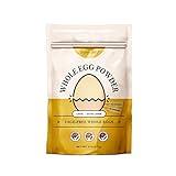 Orgnisulmte Whole Egg Powder, Fresh Pasteurized Egg Powder, All Natural, No Additives, Gluten Free Excellent for Baking Made in USA 8 Oz