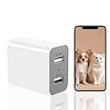 TOQI FHD 1080P Camera, Security Wall Outlet for Baby/Elder/Dog/Pet,Indoor Home Camer a with Phone app,24/7 SD Card Storage,Works with iOS&Android (Camera-WH)