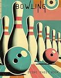 Bowling Score Sheet Book – Premium 8x11 Log for 4 Players with Comprehensive Game Details: Log details such as oil patterns, lane conditions, ball used and splits.