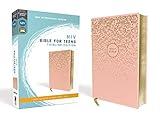 NIV, Bible for Teens, Thinline Edition, Leathersoft, Pink, Red Letter, Comfort Print