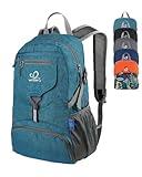 WATERFLY Small Lightweight Packable Backpack: 20l Ultra Light Foldable Travel Hiking Camping Daypack Day Pack for Man Woman
