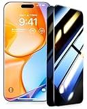 UltraGlass Top 9H+ Glass for iPhone 16 Plus Privacy Screen Protector 2024 [No.1 Military Grade Shatterproof & 100% Anti Spy] Privacy Screen Tempered Glass [Longest Durable] 2 Pack