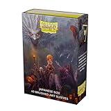 Dragon Shield – Limited Edition Brushed Art: Halloween 2022 60 CT Japanese Size Card Sleeves - MTG Card Sleeves Smooth & Tough - Compatible with Pokemon & Magic The Gathering