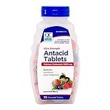 Quality Choice Ultra Strength Antacid Tablets, Heartburn and Acid Indigestion Relief, Calcium Carbonate 1000 mg, Berry Flavored, Chewable Tablets, 72 Count