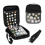 Anycosy Enamel Pin Display Bag Pins Storage Organizer 6 Page Collectible Pin Board Pin Display Case for Collectors Travel Brooch Display Bag for Sports Pins,Memorial Pins, Pin Display Case