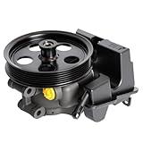 20-326 Power Steering Pump with Pulley Reservoir fit for Ford Focus 2006-2011, fit for Ford Transit Connect 2010-2011, for 2.0L 2.3L 2.5L Gas, Replace 20326 6S4Z3A674A 7S4Z3A674A Power Assist Pump
