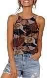 Business Casual Outfits for Women Summer Tops Floral Spaghetti Strap Tank Tops Maternity Camisole Khaki
