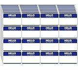 Zacool 480 Pcs Name Tag Stickers (3"x 2") Identification Badges, Peel and Stick 'Hello My Name is' Tags for Themed Party, Family, Home, School, Office, Conferences
