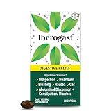 Iberogast Softgels, Herbal Relief of Stomach Upsets: Occasional Indigestion, Bloating, Gas, Nausea, Upset Stomach; 6-Herb Blend with Iberis Amara, Peppermint, Licorice, Lemon Balm; 30ct