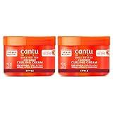 Cantu Coconut Curling Cream for Natural Hair with Pure Shea Butter, 12 oz (Pack of 2)