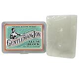 Gentleman Jon 3.7 Ounce Alum Block in Plastic Case | Upgrade Your Shave - Soothing Aftershave Solution for Shaving Razor Burn Relief - Travel Friendly Durable Plastic Case Included