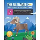 IXL The Ultimate 7th Grade Math Workbook, Middle School Books for Kids Ages 12-13 Covering Geometry, Algebra, Probability, Ratio, and More Mathematics
