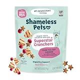 Shameless Pets Crunchy Cat Treats - Kitty Treats for Cats with Digestive Support, Natural Kitten Treats with Real Chicken, Healthy Flavored Feline Snacks - Cran You Say Chicken, 1-Pk