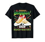 Stepping into Black History Month Pride African American T-Shirt