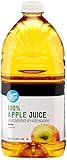 Amazon Brand - Happy Belly 100% Apple Juice, Bottle, 64 fl oz (Pack of 1)